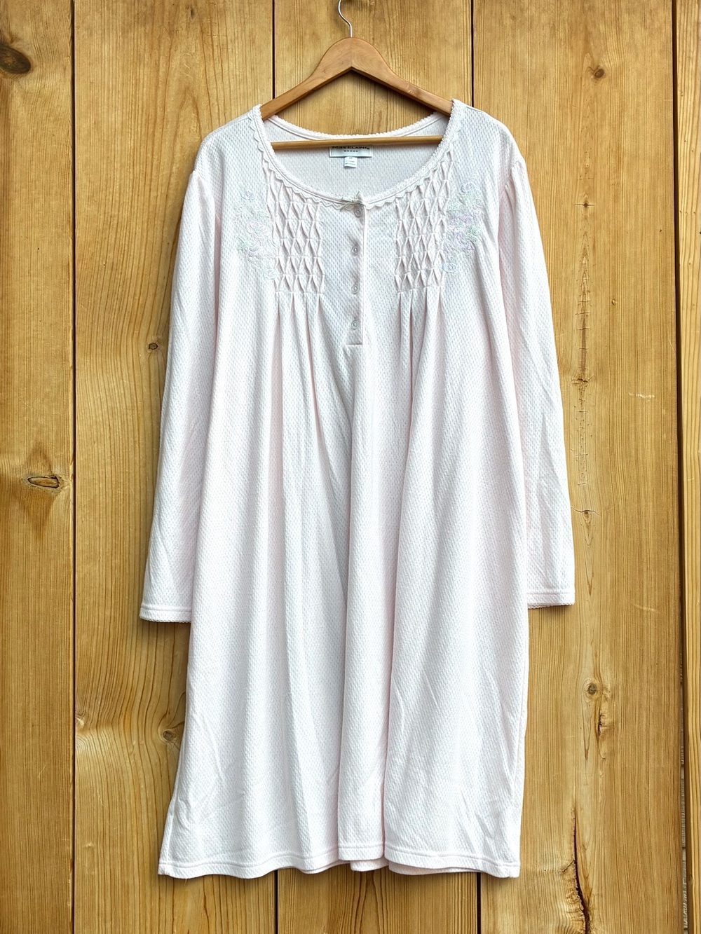 Miss Elaine Light Pink Robe Sz 3X